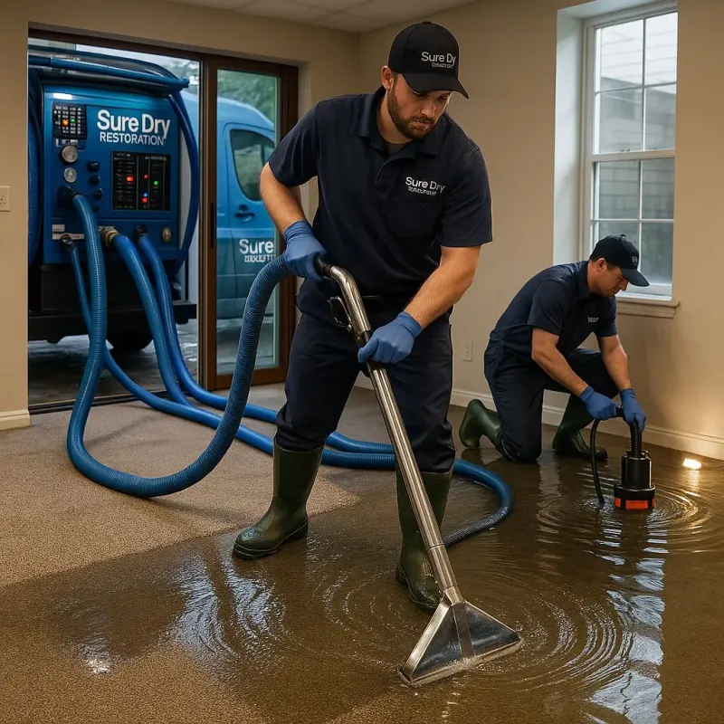 Water Extraction and Removal process in Oliver County, ND
